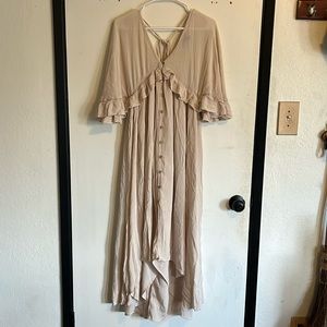 Forever 21 Beige Boho Maxi Dress